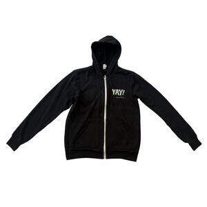 Yay! Tour Jason Mraz Concert Black Zip Up Jacket Size Medium